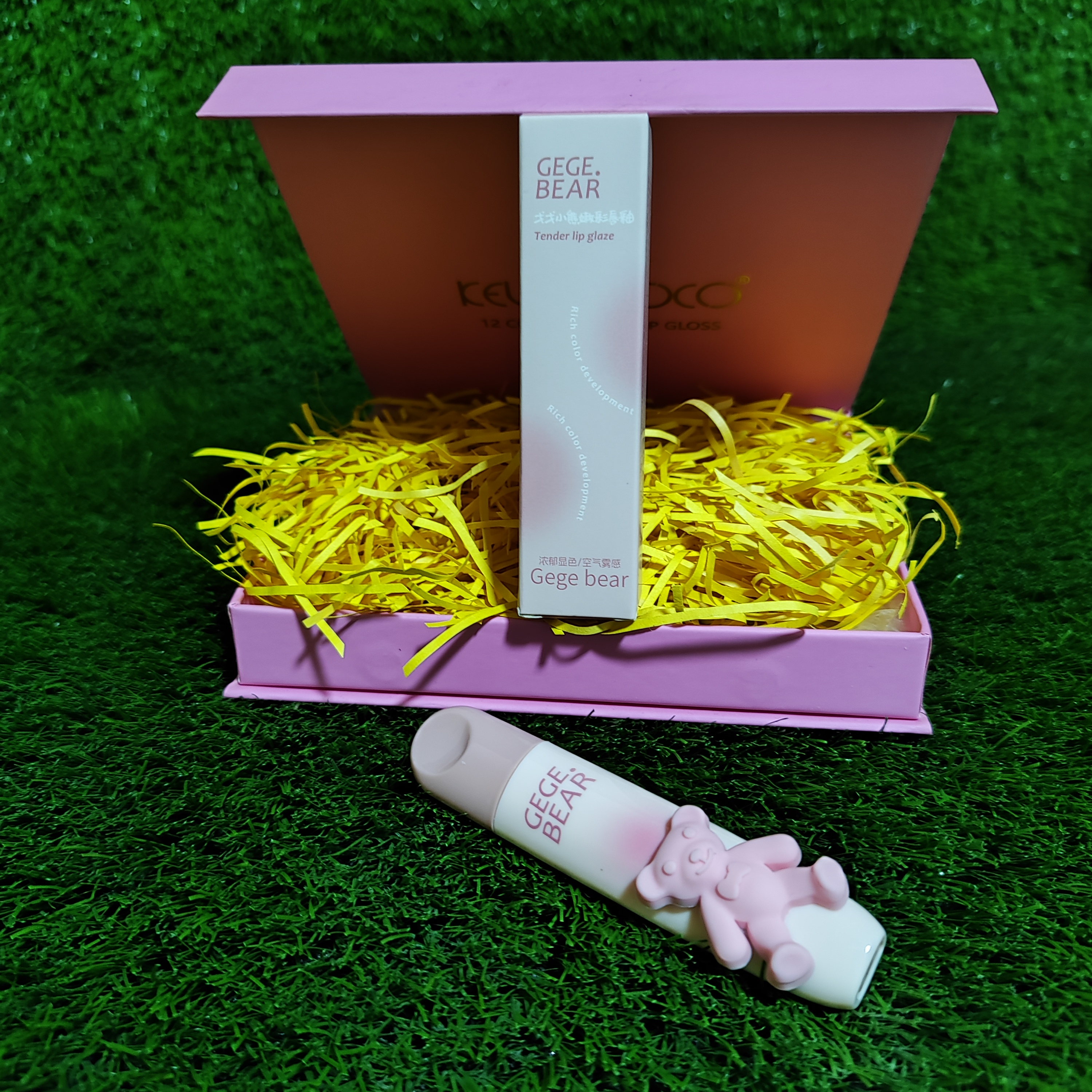 رژ طرح کره ای خرسی اورجینال gege bear